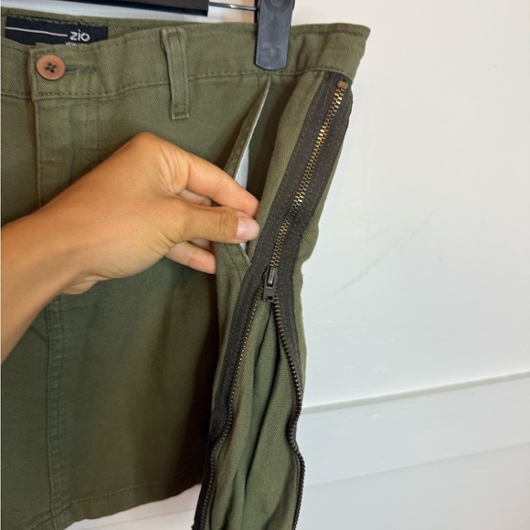 Zio New York Funky Army Side Zip Y2K Mini Skirt - Picture 5 of 5